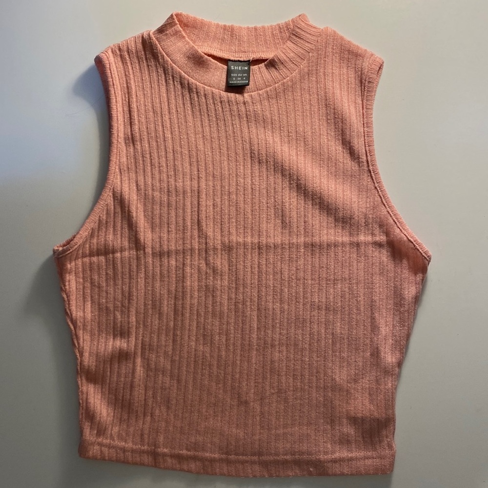 mock, mock neck wide tank top crop top
